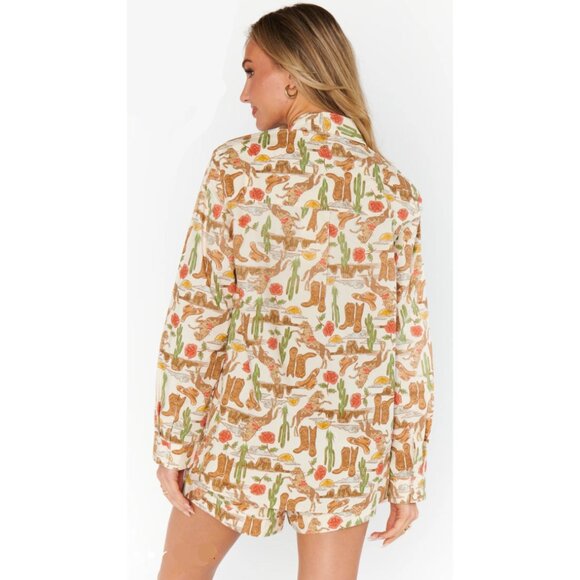 NEW Show Me Your Mumu Early Riser PJ Set in Western Print - Picture 2 of 2